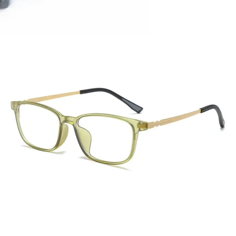 Women's Square Full Rim Titanium Prescription Glasses 681346 — view 3 | Rx Spectacle