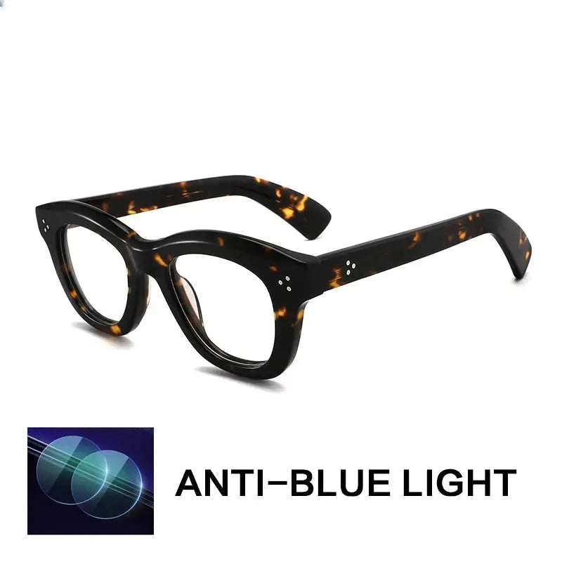 Unisex Square Full Rim Acetate Reading Glasses G2416 — view 5 | Rx Spectacle