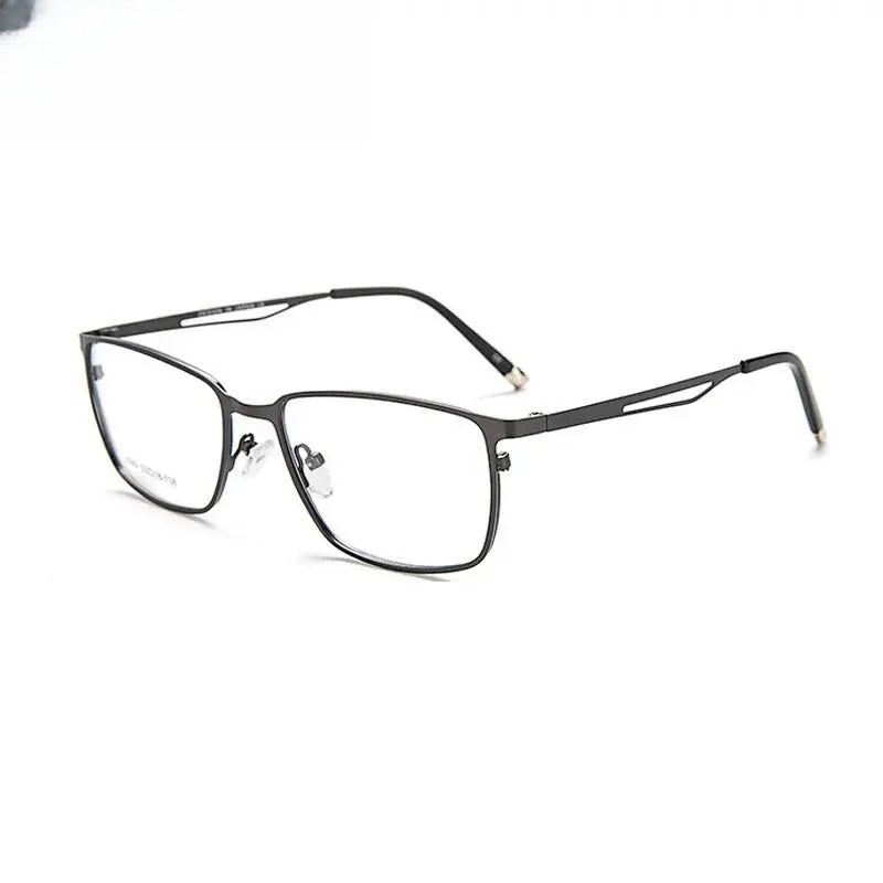 Men's Square Full Rim Alloy Prescription Glasses 2049 — view 3 | Rx Spectacle