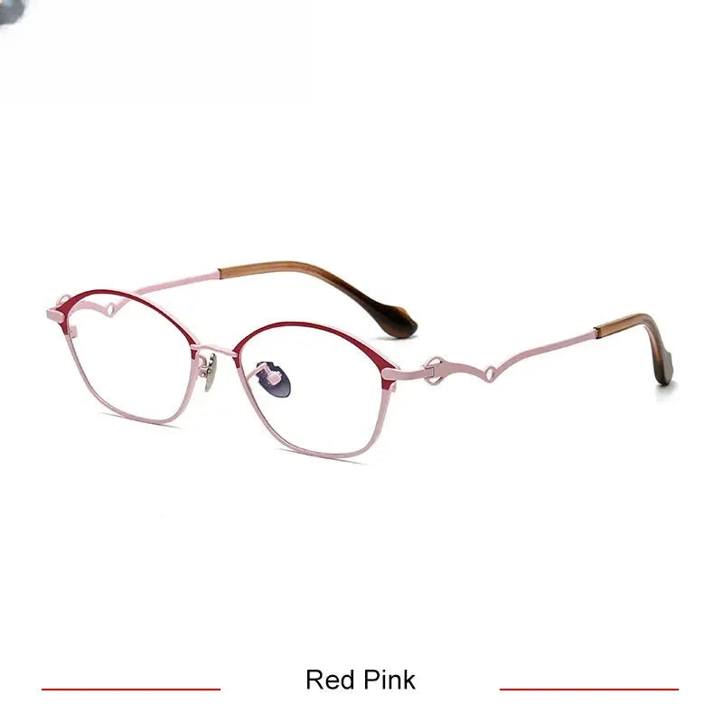 Unisex Oval Full Rim Titanium Prescription Glasses 316086 — view 4 | Rx Spectacle
