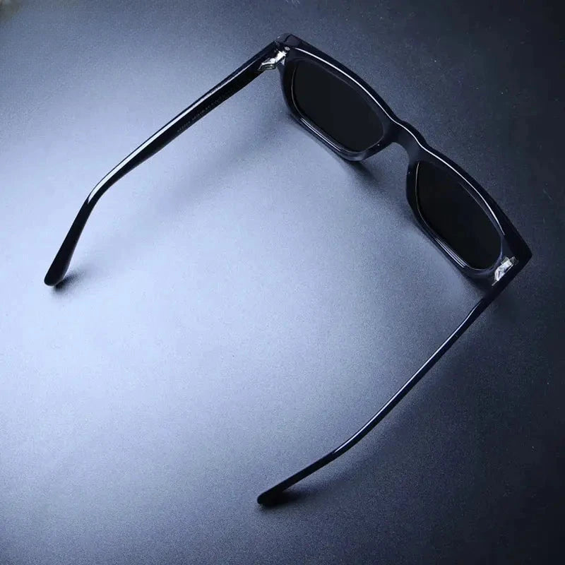 Unisex Square Full Rim Acetate Prescription Glasses Mo16 — view 2 | Rx Spectacle