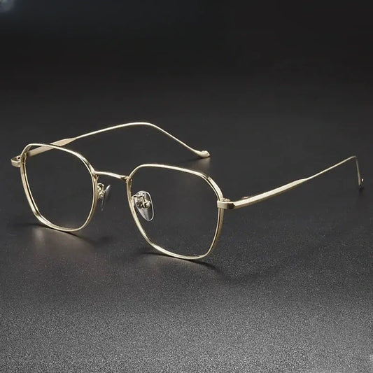 Women's Polygon Full Rim Titanium Prescription Glasses 369316 — view 1 | Rx Spectacle