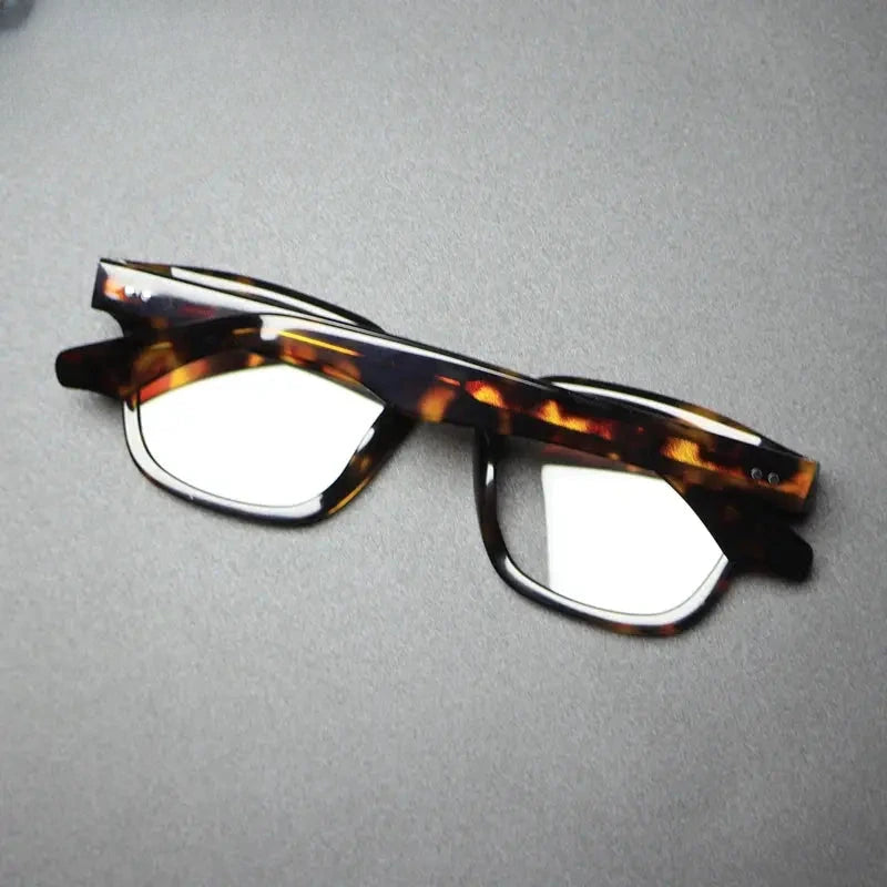 Men's Square Full Rim Acetate Prescription Glasses Gxyj1500 — view 3 | Rx Spectacle
