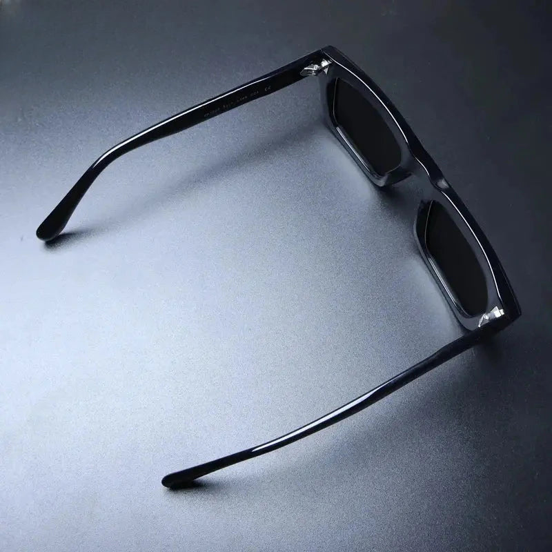 Unisex Square Full Rim Acetate Prescription Glasses Mo13 — view 3 | Rx Spectacle