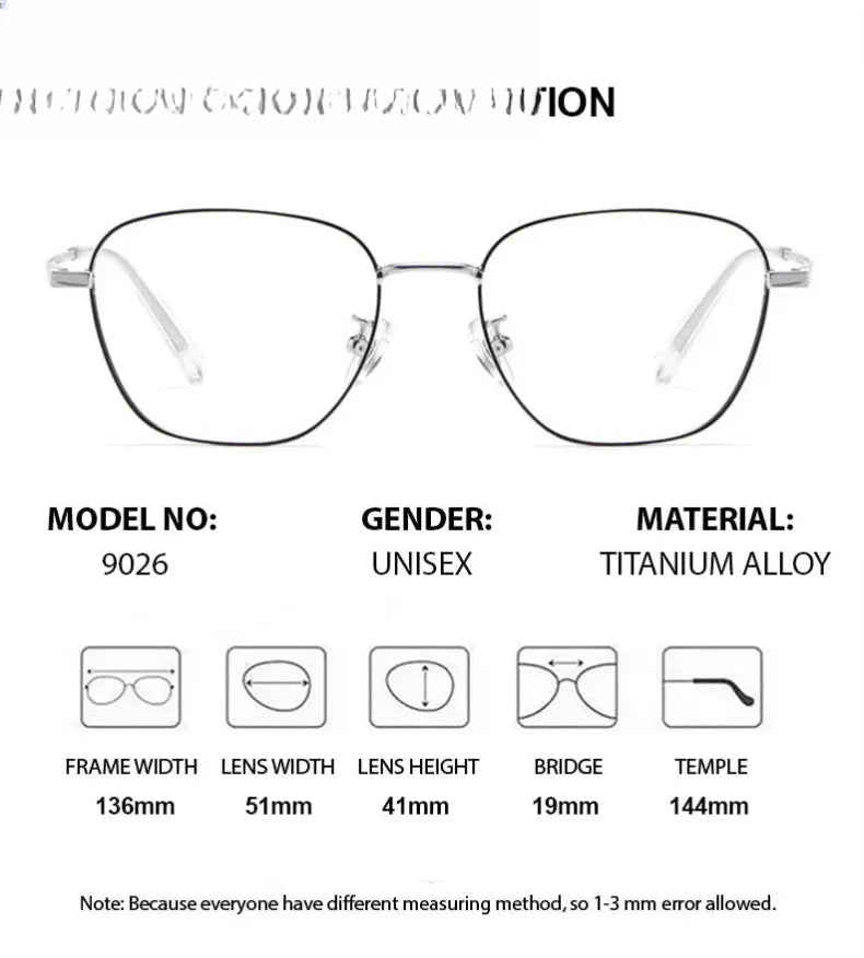 Women's Polygon Full Rim Stainless Steel Prescription Glasses 902641 — view 2 | Rx Spectacle