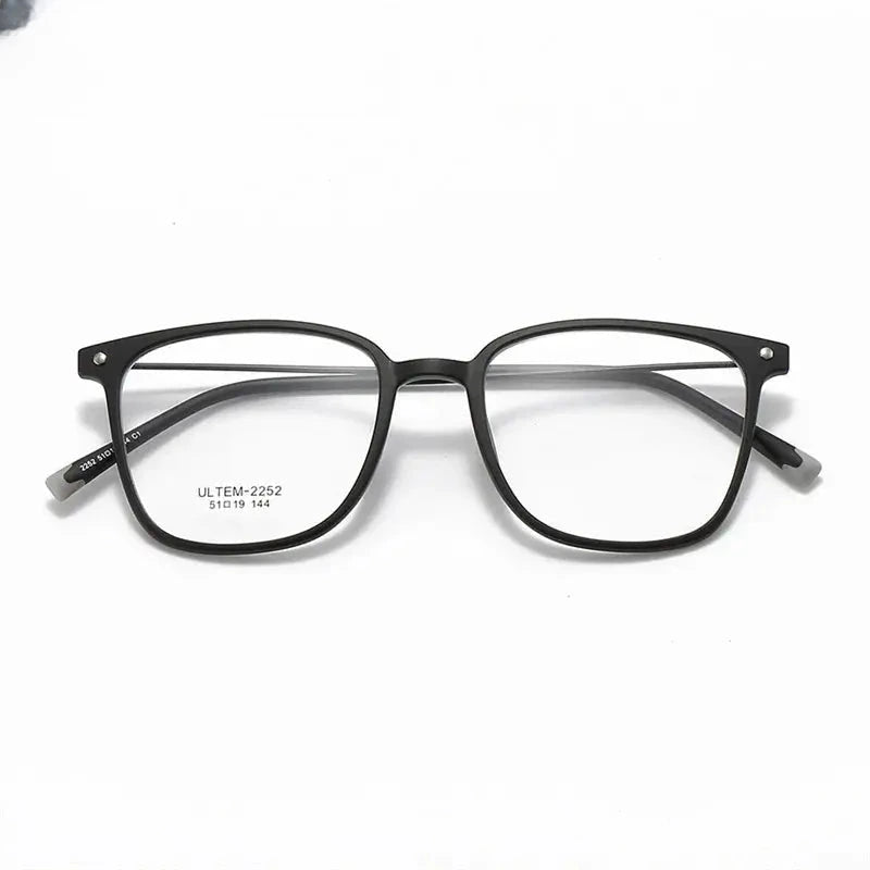 Women's Square Full Rim Alloy Prescription Glasses 32252 — view 8 | Rx Spectacle
