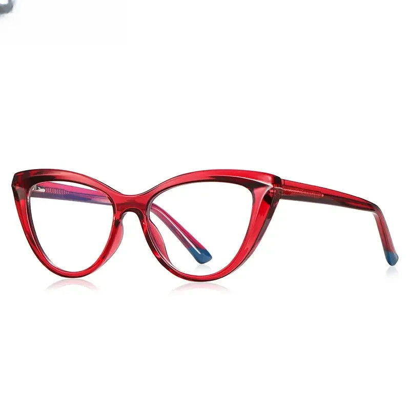 Women's Cat Eye Full Rim Reading Glasses Pfd2152 — view 8 | Rx Spectacle