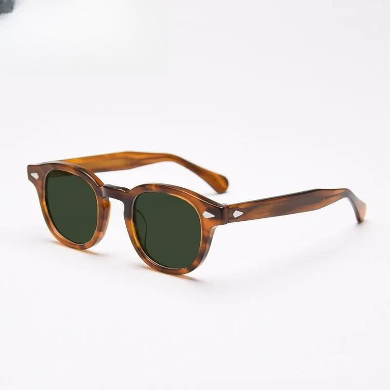 Unisex Round Full Rim Acetate Prescription Glasses 21021 — view 1 | Rx Spectacle