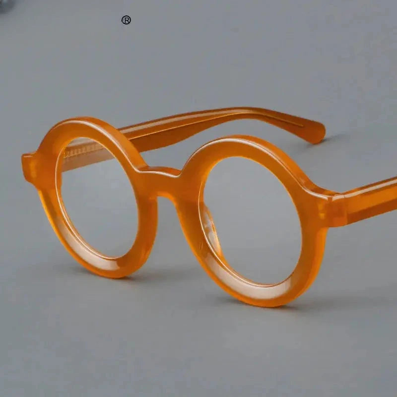 Unisex Round Full Rim Acetate Reading Glasses 623103 — view 1 | Rx Spectacle