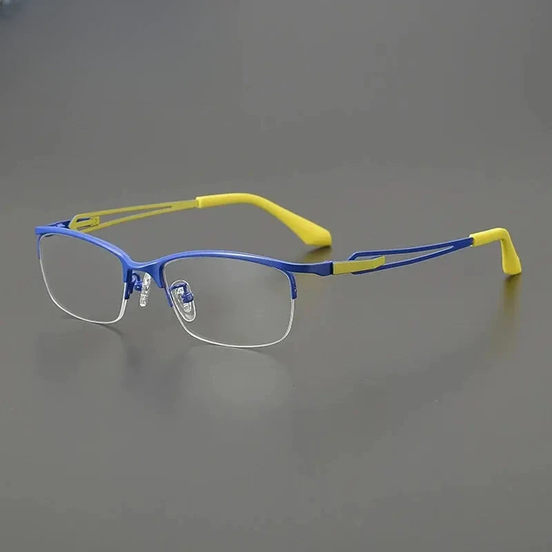 Women's Browline Semi-Rimless Titanium Prescription Glasses Gx185867 — view 4 | Rx Spectacle
