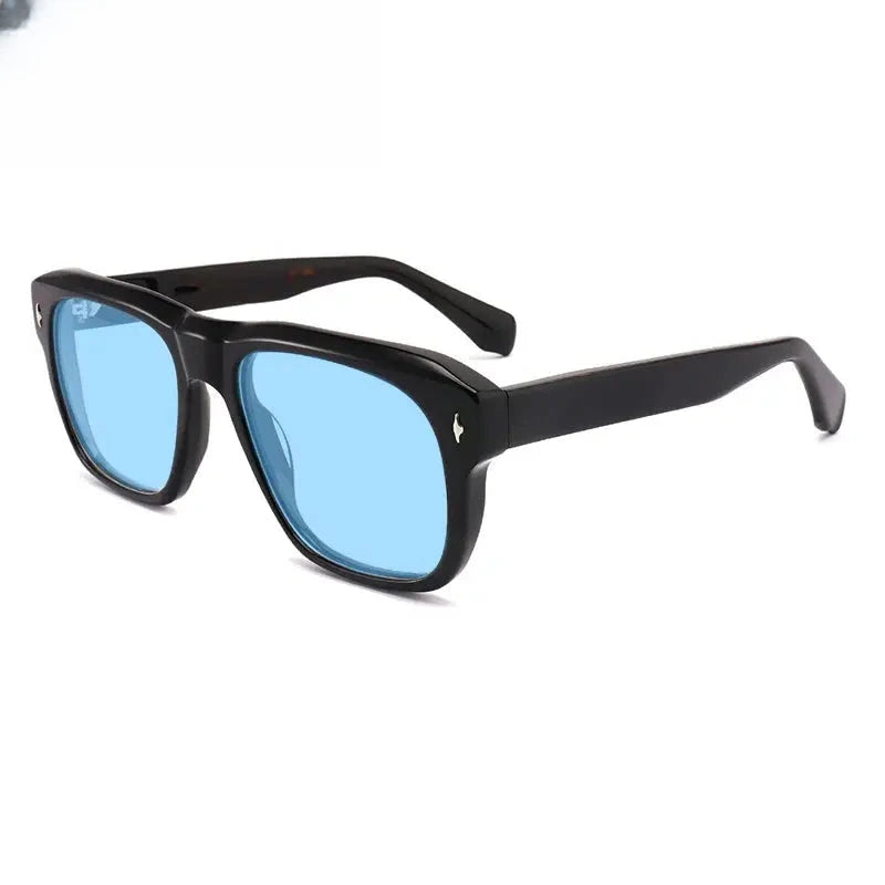 Unisex Square Full Rim Acetate Prescription Glasses Mo16 — view 26 | Rx Spectacle