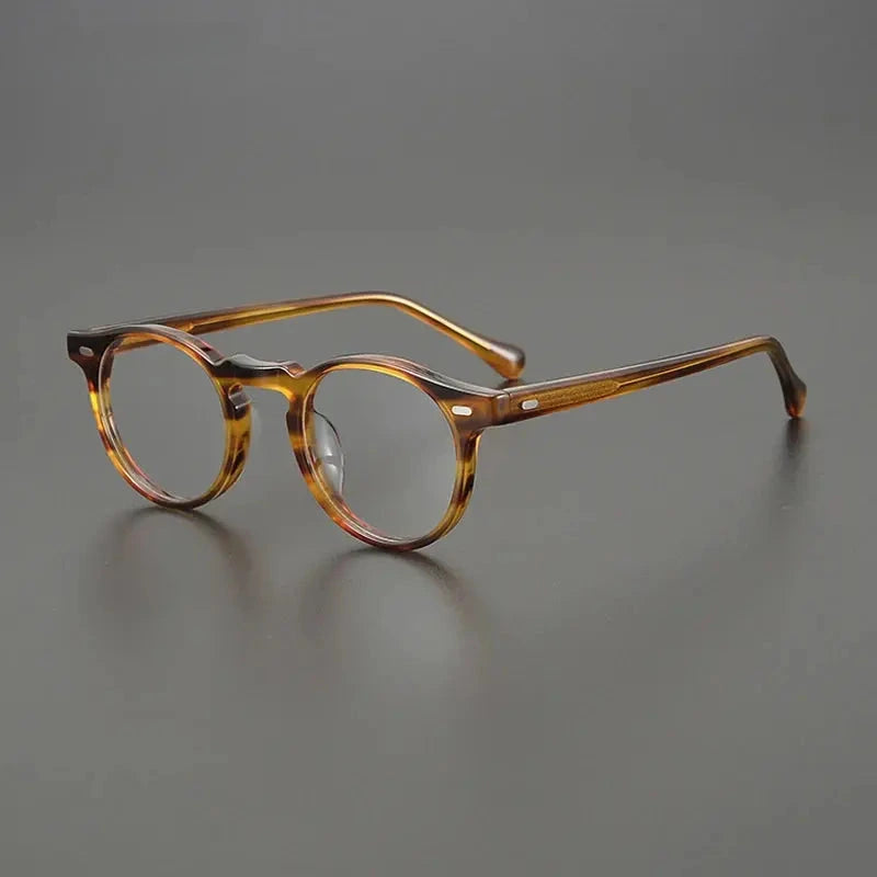 Unisex Round Full Rim Acetate Prescription Glasses Gxyj1481 — view 1 | Rx Spectacle