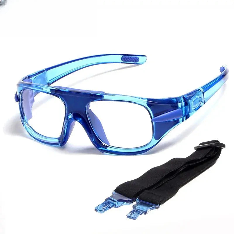 Unisex Square Full Rim Titanium Sports Glasses C036 — view 6 | Rx Spectacle