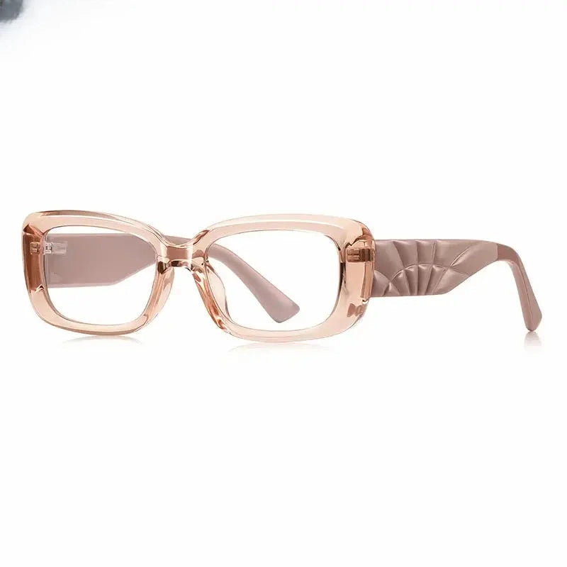 Unisex Square Full Rim Titanium Prescription Glasses 882251 — view 5 | Rx Spectacle