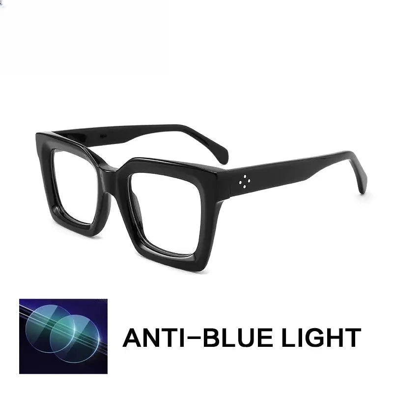 Unisex Square Full Rim Acetate Reading Glasses 882215 — view 6 | Rx Spectacle