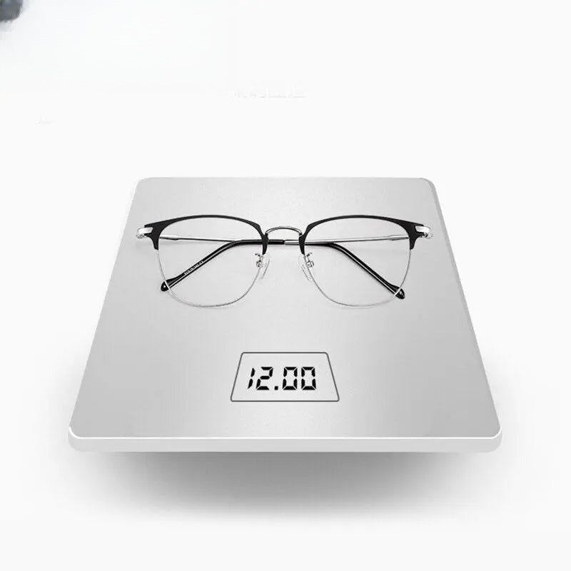 Unisex Square Full Rim Alloy Prescription Glasses 3389 — view 8 | Rx Spectacle