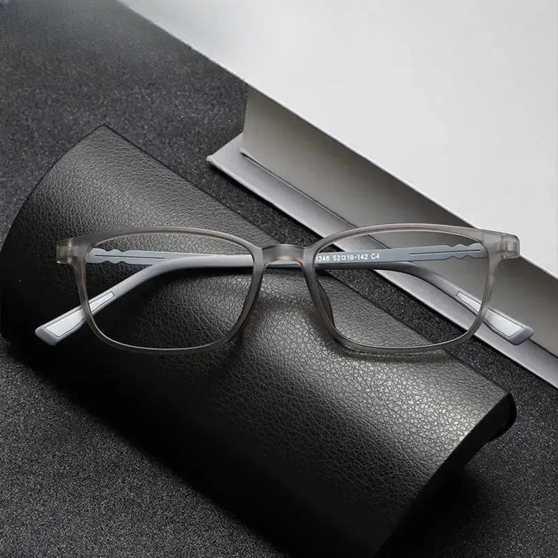 Women's Square Full Rim Titanium Prescription Glasses 681346 — view 1 | Rx Spectacle