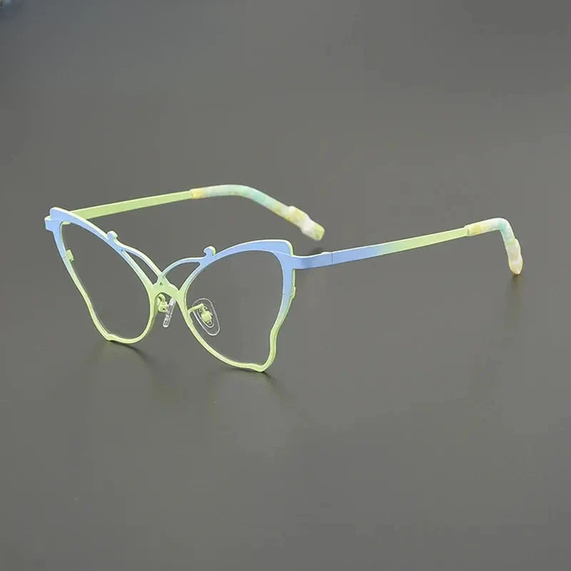 Women's Oval Full Rim Titanium Prescription Glasses G85862 — view 5 | Rx Spectacle
