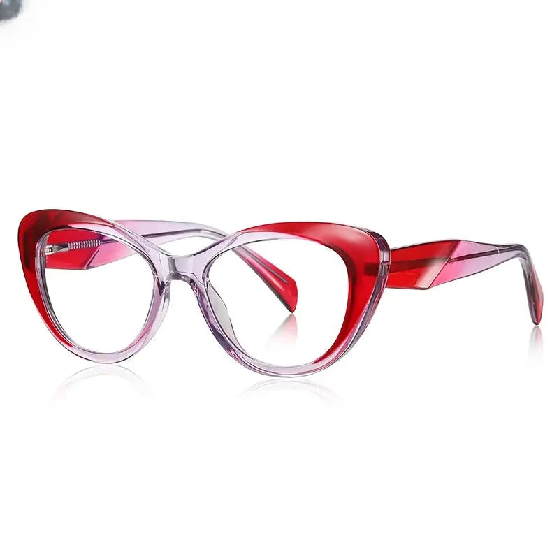 Women's Cat Eye Full Rim TR90 Reading Glasses 2165 — view 10 | Rx Spectacle