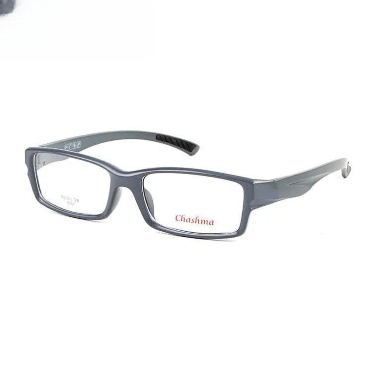 Men's Square Full Rim Titanium Sports Glasses 6051 — view 6 | Rx Spectacle