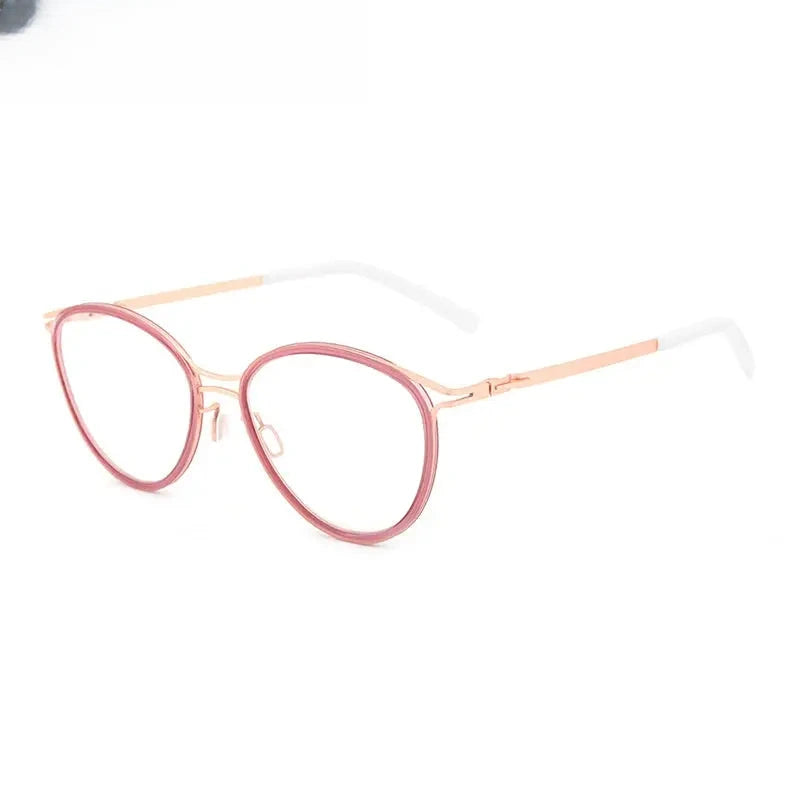 Women's Oval Full Rim Acetate Prescription Glasses 318903 — view 4 | Rx Spectacle