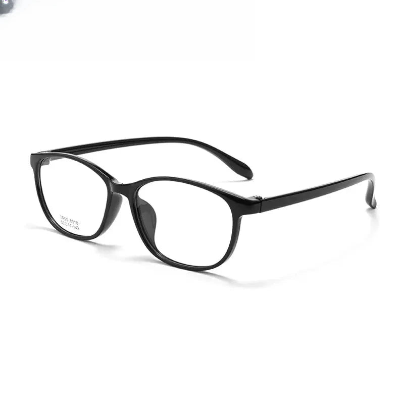 Women's Square Full Rim Titanium Prescription Glasses 88010 — view 7 | Rx Spectacle