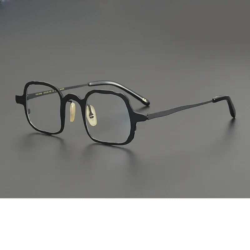 Unisex Irregular Full Rim Titanium Prescription Glasses 670086 — view 1 | Rx Spectacle