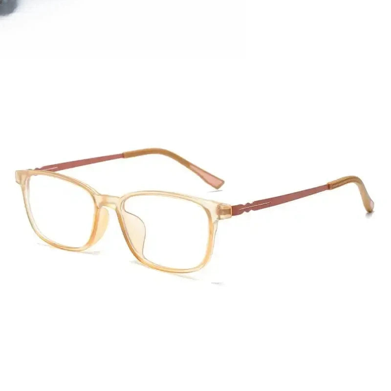 Women's Square Full Rim Titanium Prescription Glasses 681346 — view 8 | Rx Spectacle