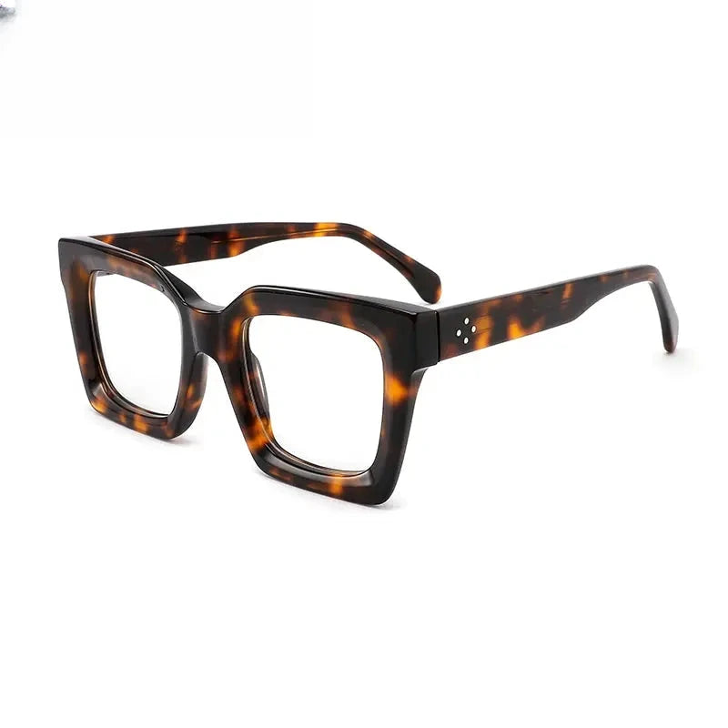 Unisex Square Full Rim Acetate Prescription Glasses Gxyj156 — view 7 | Rx Spectacle