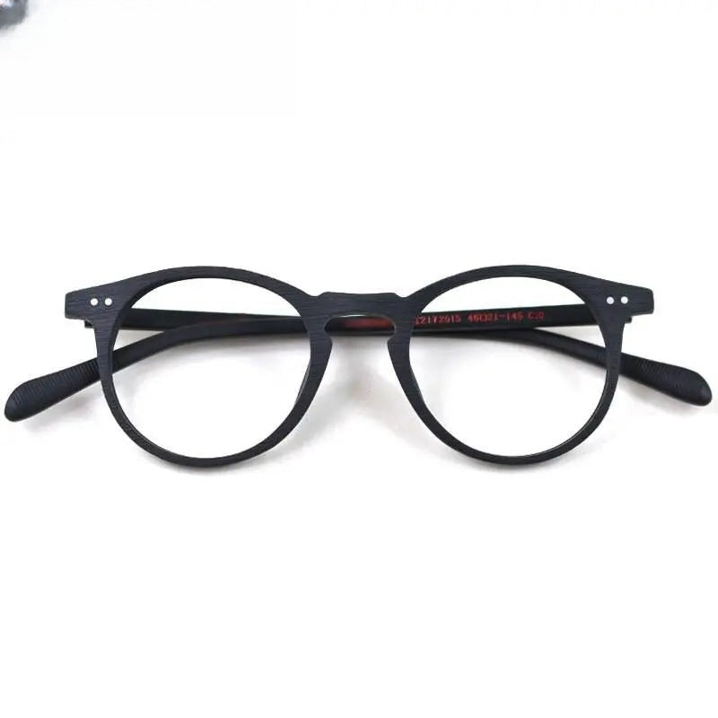 Men's Round Full Rim Acetate Prescription Glasses 2172015 — view 8 | Rx Spectacle