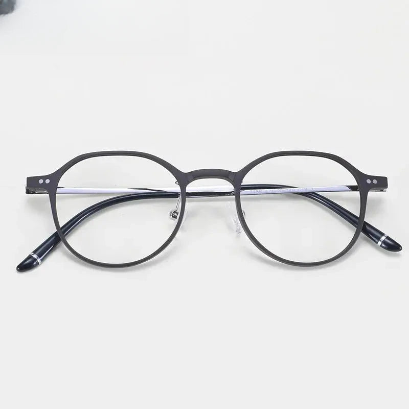 Unisex Round Full Rim Ultem Prescription Glasses 2186 — view 3 | Rx Spectacle