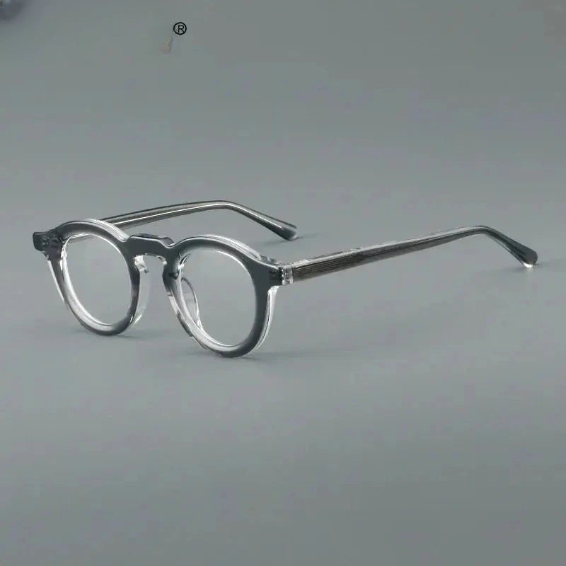 Women's Round Full Rim Acetate Reading Glasses 623107 — view 4 | Rx Spectacle
