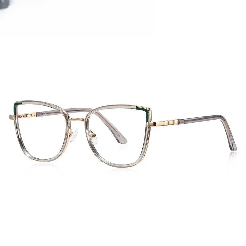 Women's Cat Eye Full Rim TR90 Prescription Glasses 613131 — view 7 | Rx Spectacle