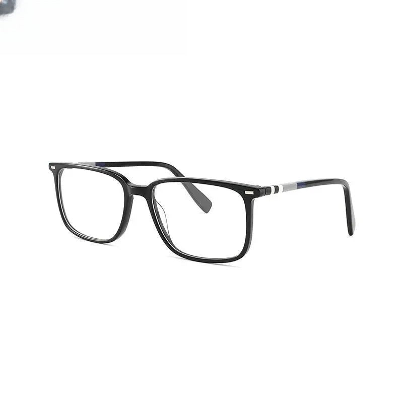Unisex Square Full Rim Acetate Prescription Glasses 9021 — view 2 | Rx Spectacle
