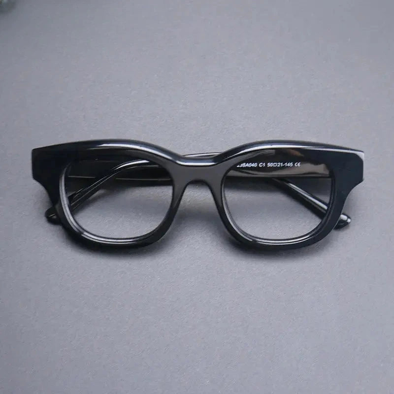 Unisex Oval Full Rim Acetate Prescription Glasses Gxyj1534 — view 2 | Rx Spectacle