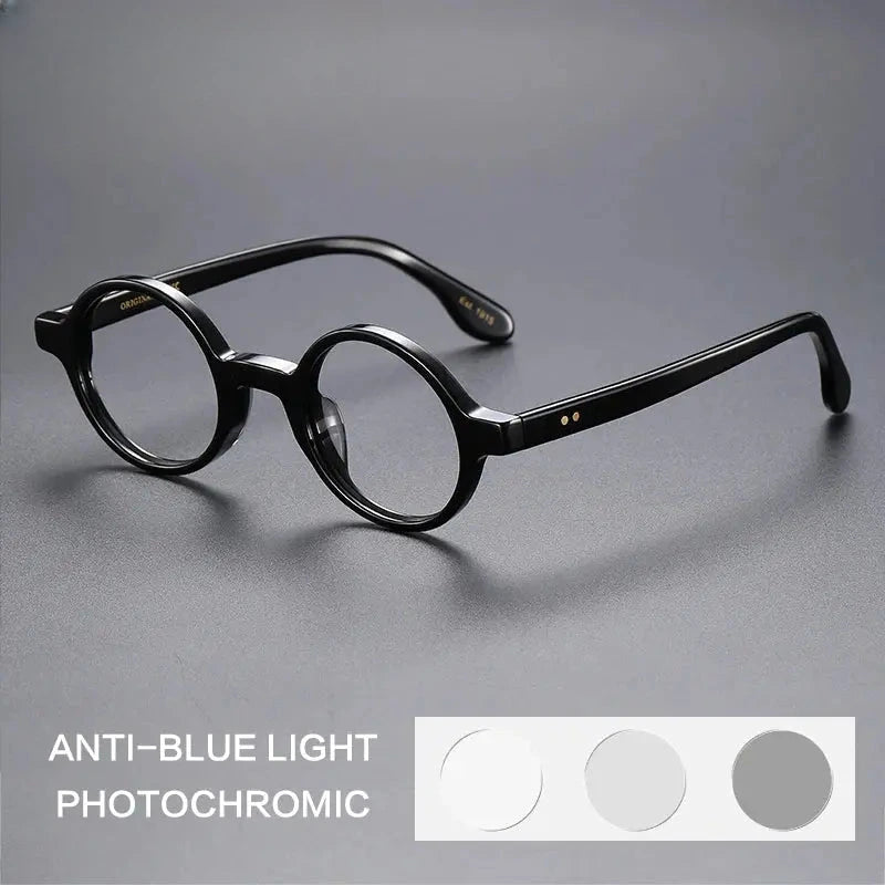 Women's Round Full Rim Acetate Reading Glasses G56002 — view 5 | Rx Spectacle