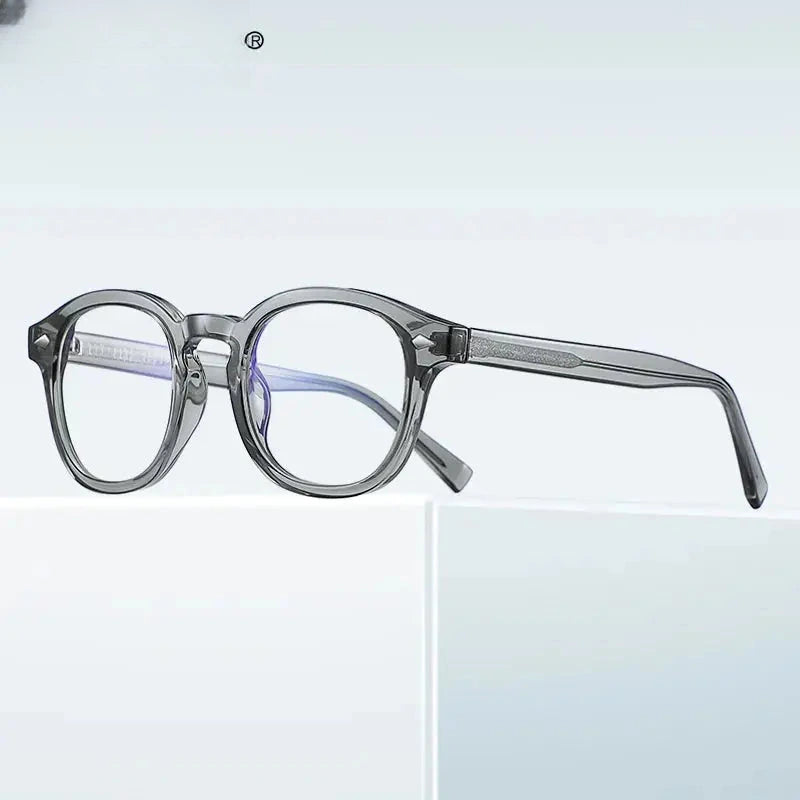 Unisex Square Full Rim Titanium Prescription Glasses 2096 — view 2 | Rx Spectacle