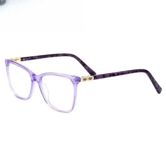 Women's Square Full Rim Acetate Prescription Glasses 22002 — view 1 | Rx Spectacle