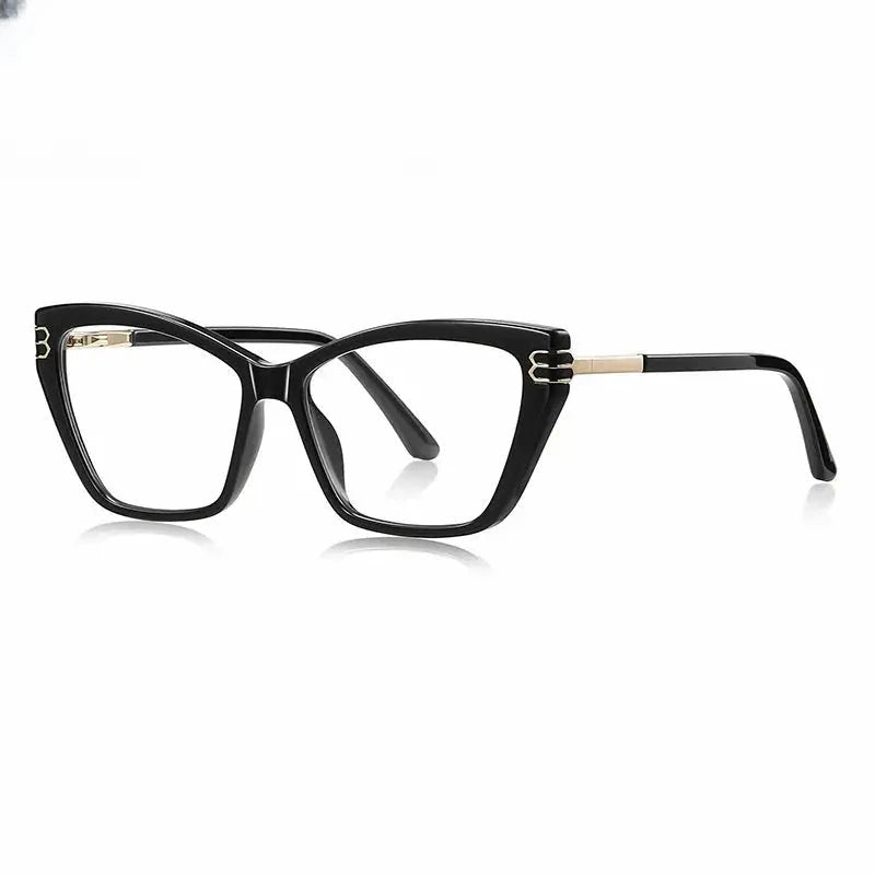 Women's Cat Eye Full Rim TR90 Prescription Glasses 882262 — view 8 | Rx Spectacle