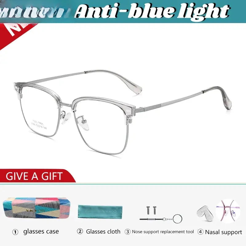 Unisex Square Full Rim TR90 Reading Glasses 9386 — view 3 | Rx Spectacle