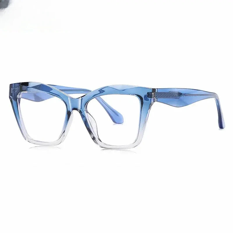 Women's Cat Eye Full Rim TR90 Prescription Glasses 881081 — view 4 | Rx Spectacle