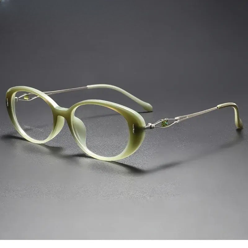 Women's Oval Full Rim TR90 Prescription Glasses 726020 — view 1 | Rx Spectacle
