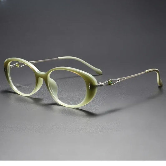Women's Oval Full Rim TR90 Prescription Glasses 726020 — view 1 | Rx Spectacle