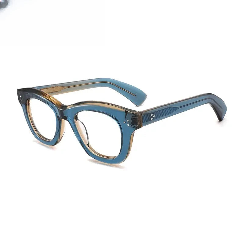 Unisex Cat Eye Full Rim Acetate Prescription Glasses Gx1563 — view 3 | Rx Spectacle
