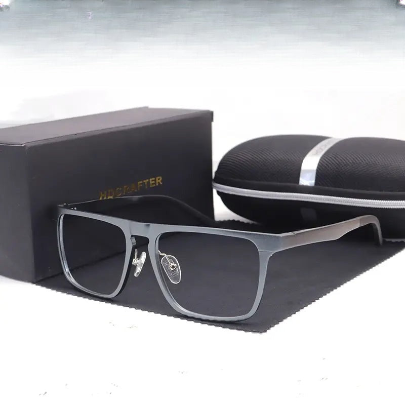Men's Square Full Rim TR90 Prescription Glasses 661000 — view 1 | Rx Spectacle