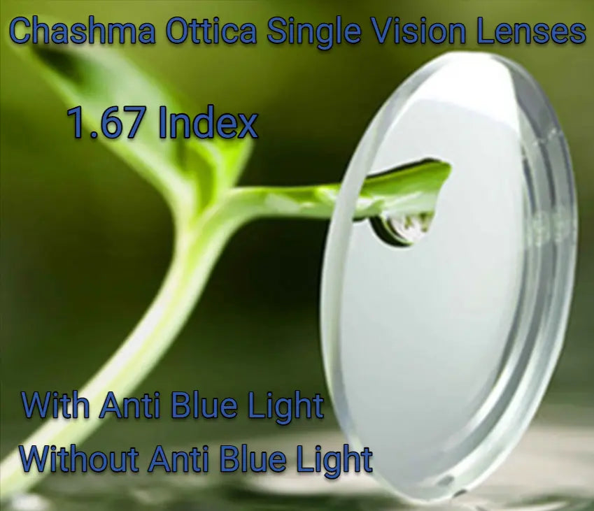 1.67 Index Single Vision Clear Lenses — view 1 | Rx Spectacle