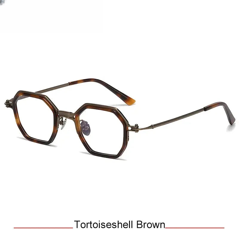Unisex Full Rim Titanium Prescription Glasses 315871 — view 5 | Rx Spectacle