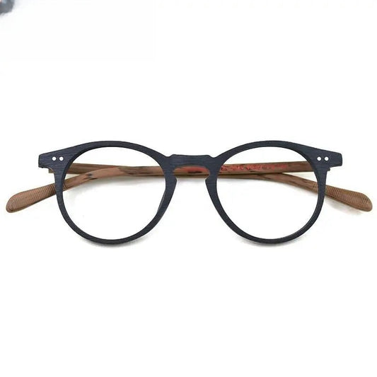 Men's Round Full Rim Acetate Prescription Glasses 2172015 — view 1 | Rx Spectacle
