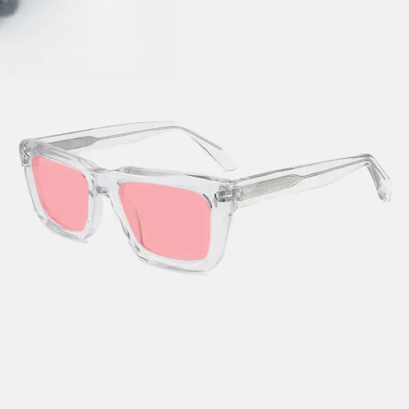 Unisex Square Full Rim Acetate Prescription Glasses Mo13 — view 28 | Rx Spectacle