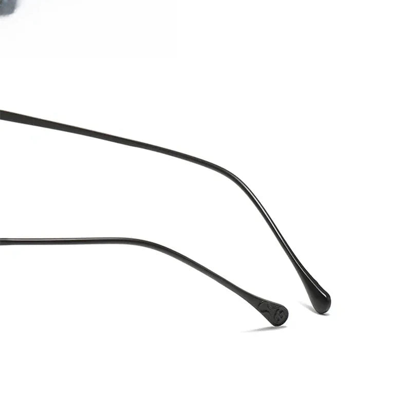 Men's Round Rimless Titanium Prescription Glasses K5933 — view 5 | Rx Spectacle
